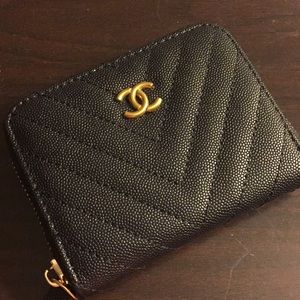 black coin purse